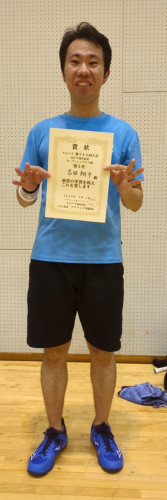 2024.5.4(土) 第386回大会 HP5周年記念 オープンシングルス戦 第3位 吉田さん