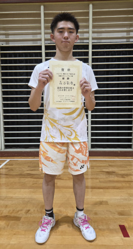 2025.10.26(日)第537回大会《初級OP》シングルス戦  優勝さん