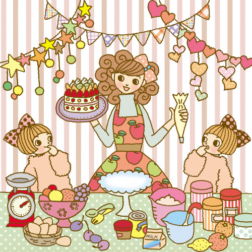 ケーキと双子.jpg
