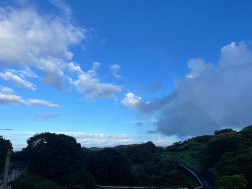 今朝の空