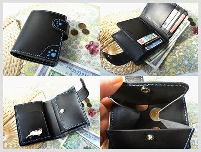 猫の財布（二つ折り財布）オーダーメイド