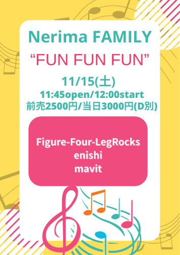 (昼)LIVE: Figure-Four-LegRocks/enishi/mavit