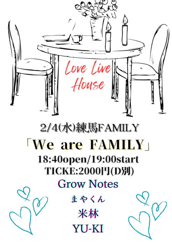 LIVE: YU-KI/Grow Notes/まやくん/米林