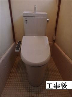 トイレ交換の施工例を更新しました。