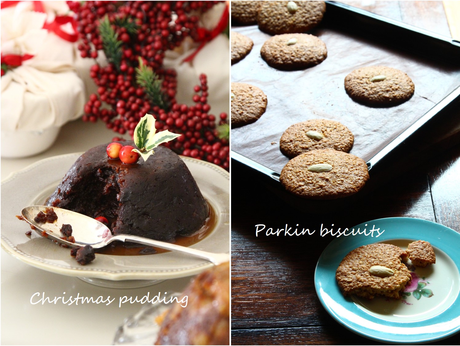 2020年 11月 <Christmas pudding & Parkin biscuits >