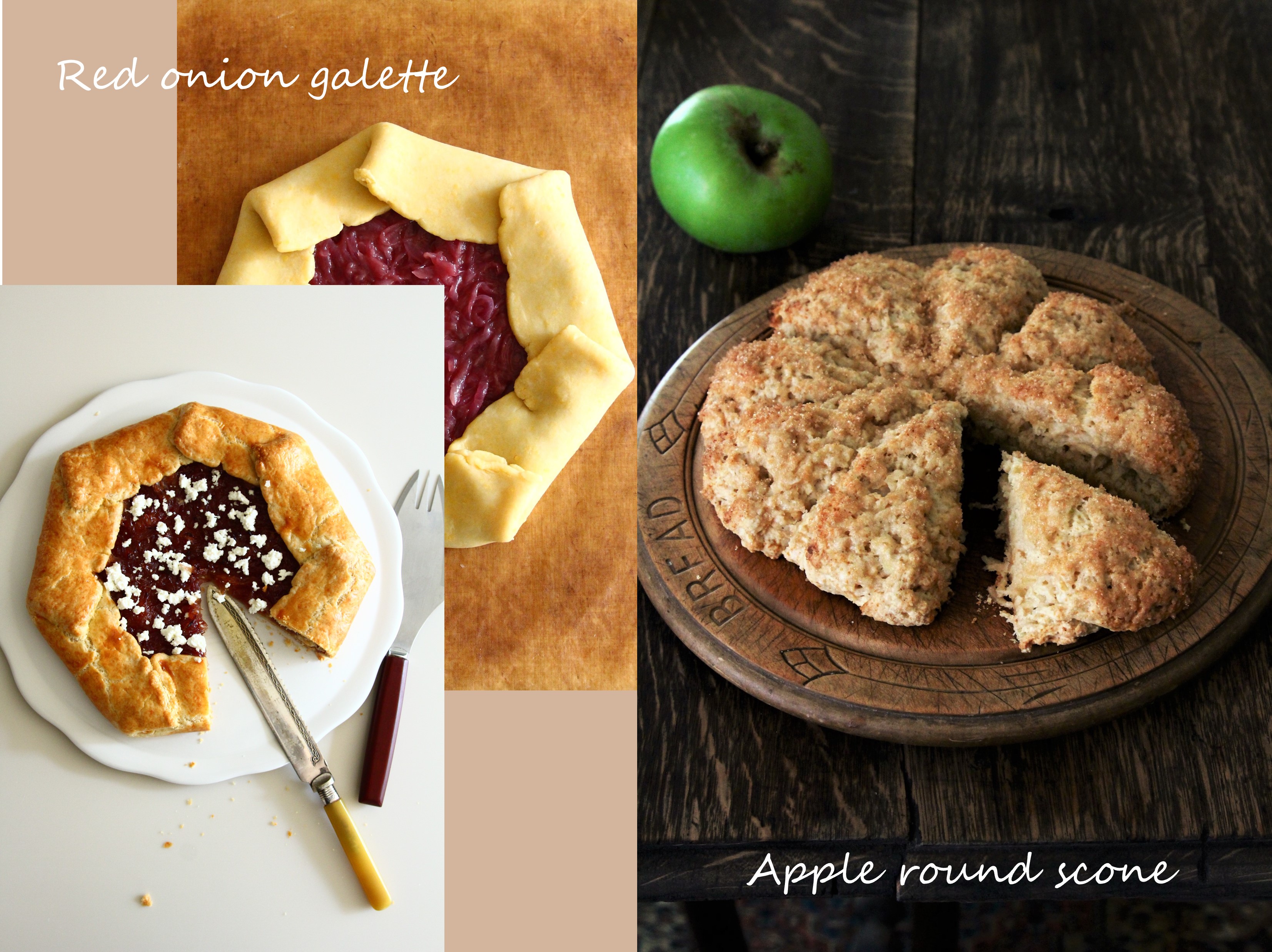 202１年 10月 ＜Red onion galette & Apple round scone＞