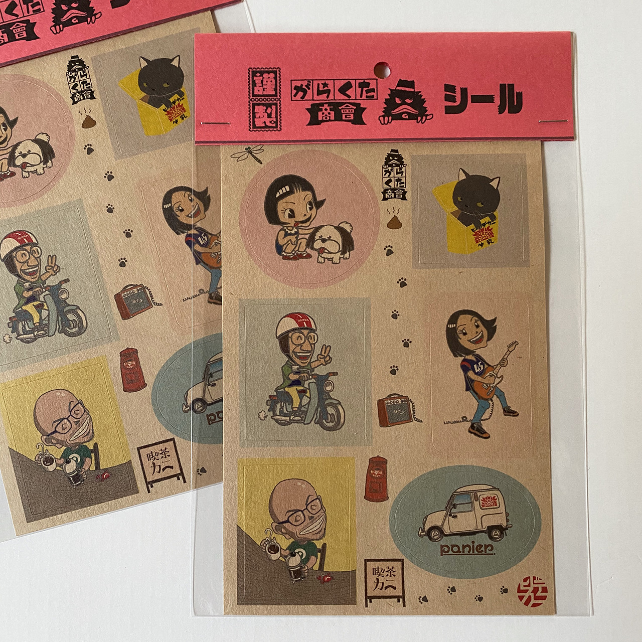 謹製がらくた商會シール「ヒノデカニの仲間たち」<その1>