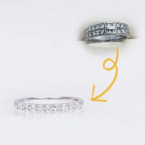 M様_ダイヤモンドリングのリフォーム