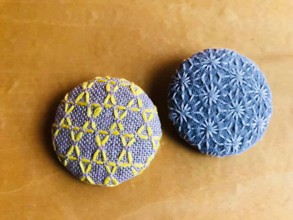 刺し子ブローチを作ろう!