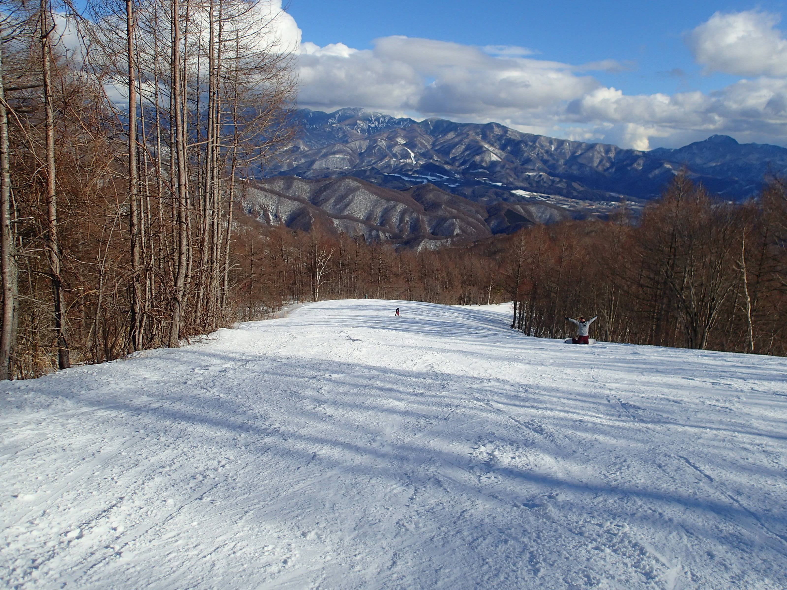 天然雪のみのスキー場 の巻