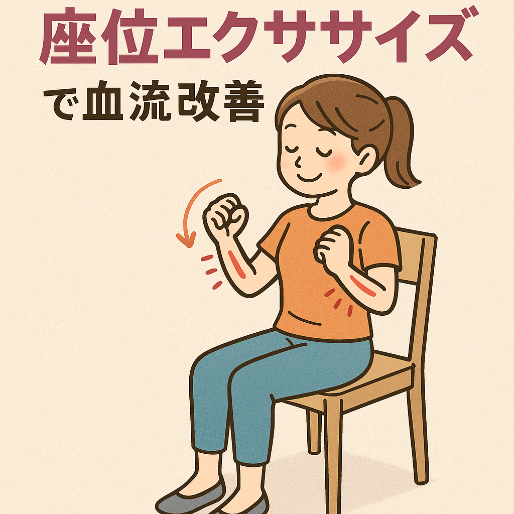 冷え・むくみをスッキリ解消!椅子に座ってできる血流アップ運動