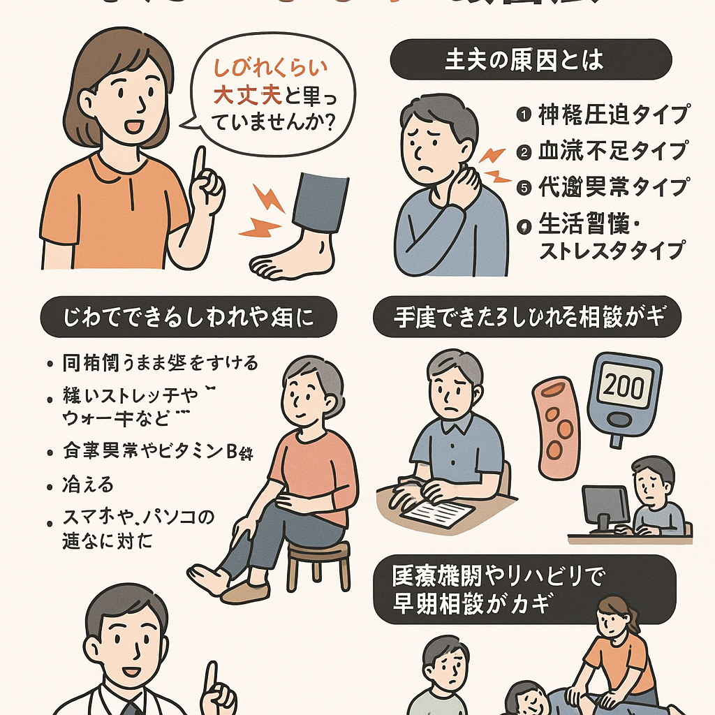 放っておくと危険!手足のしびれが教えてくれる身体のSOSと改善法