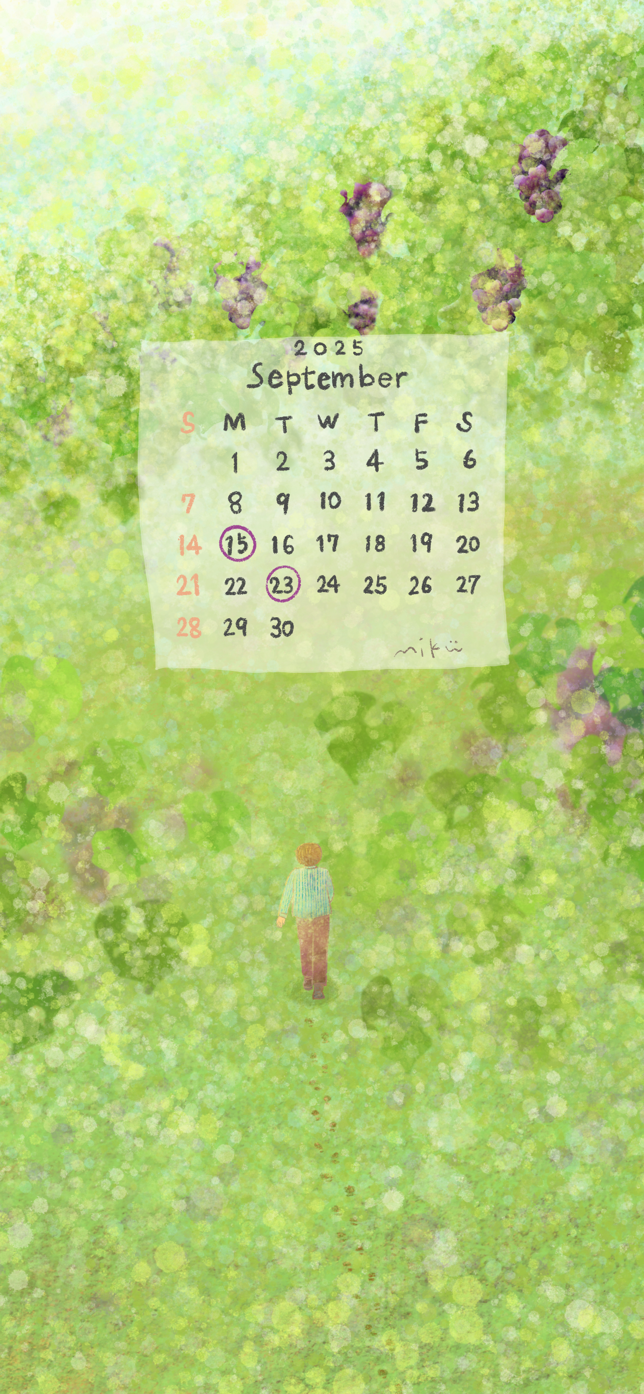 2028年9月カレンダー