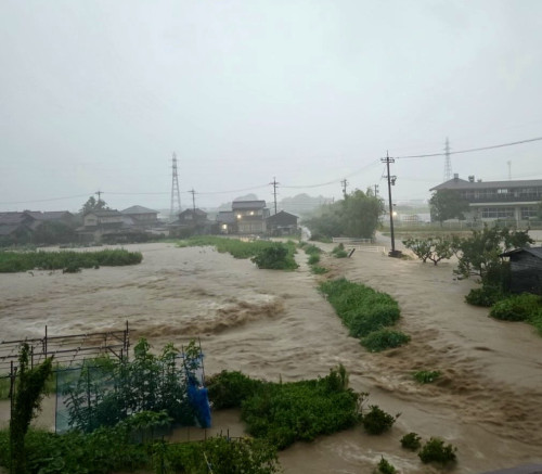 大雨の状況☔️