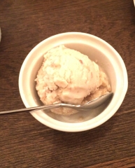 栗の豆乳アイス