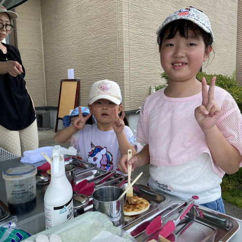 手焼きせんべい体験7月のお礼と8月のお知らせ。