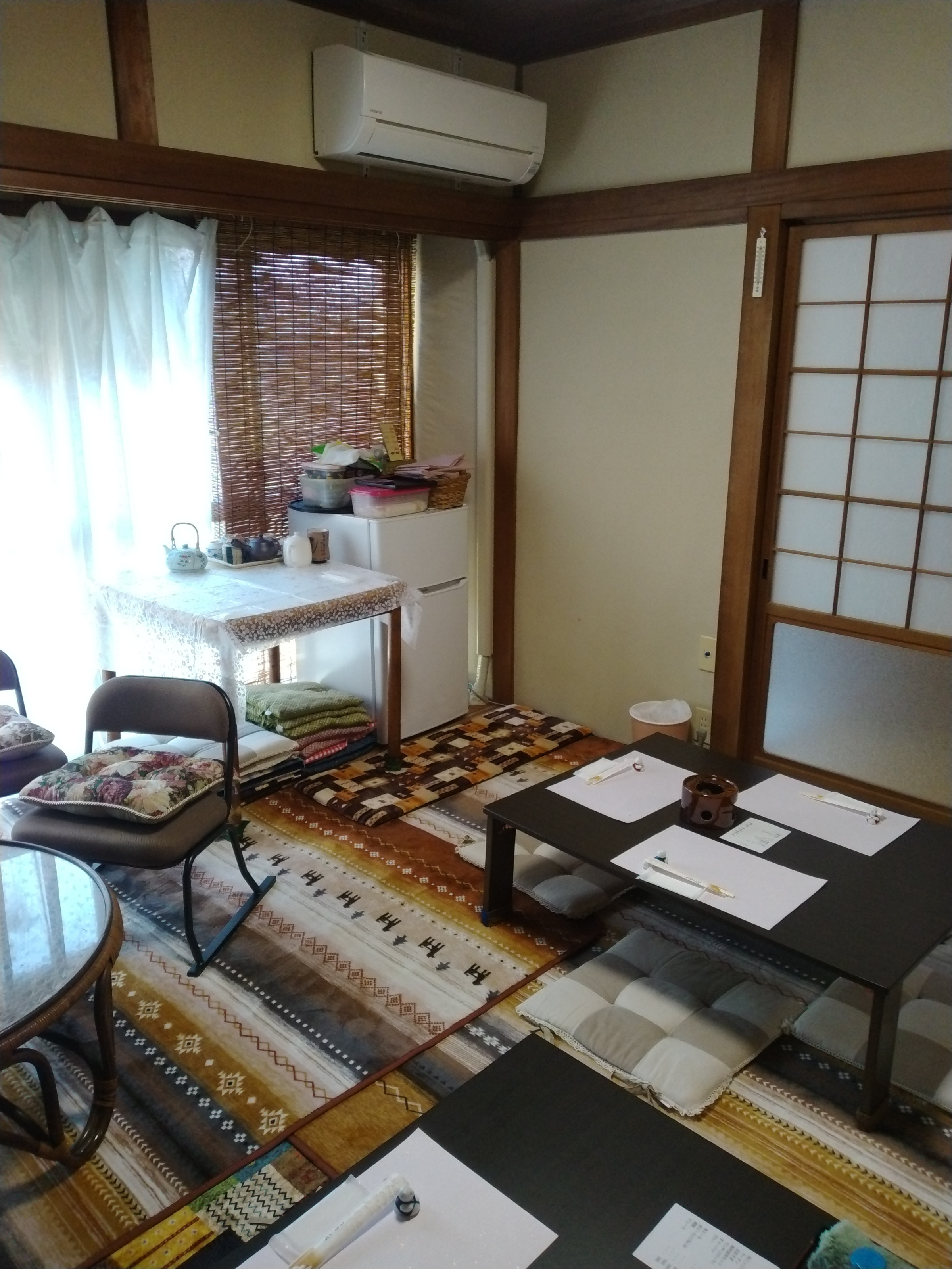 2026年1月撮影。由岐店座敷冬仕様②