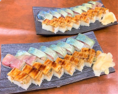 鯖寿司、穴子押し寿司