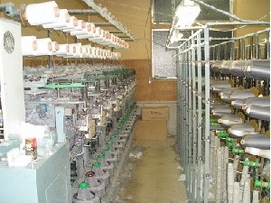 稼動中のモール機