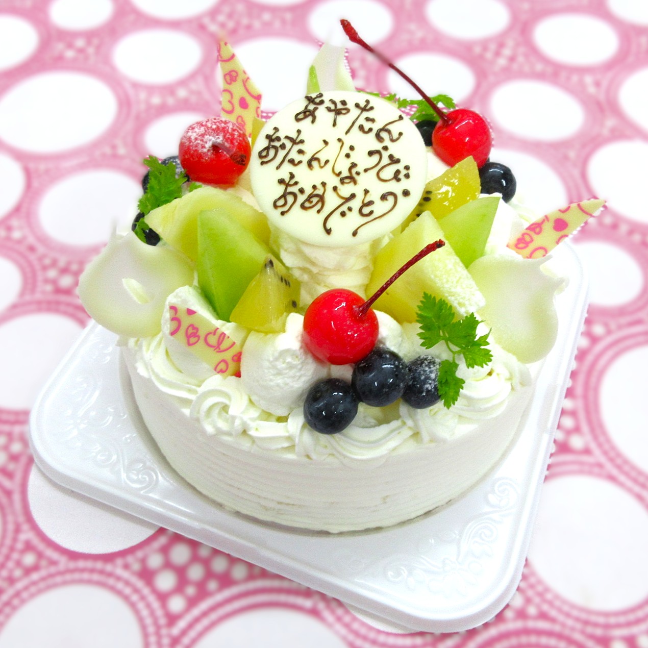 フルーツデコ．生クリーム