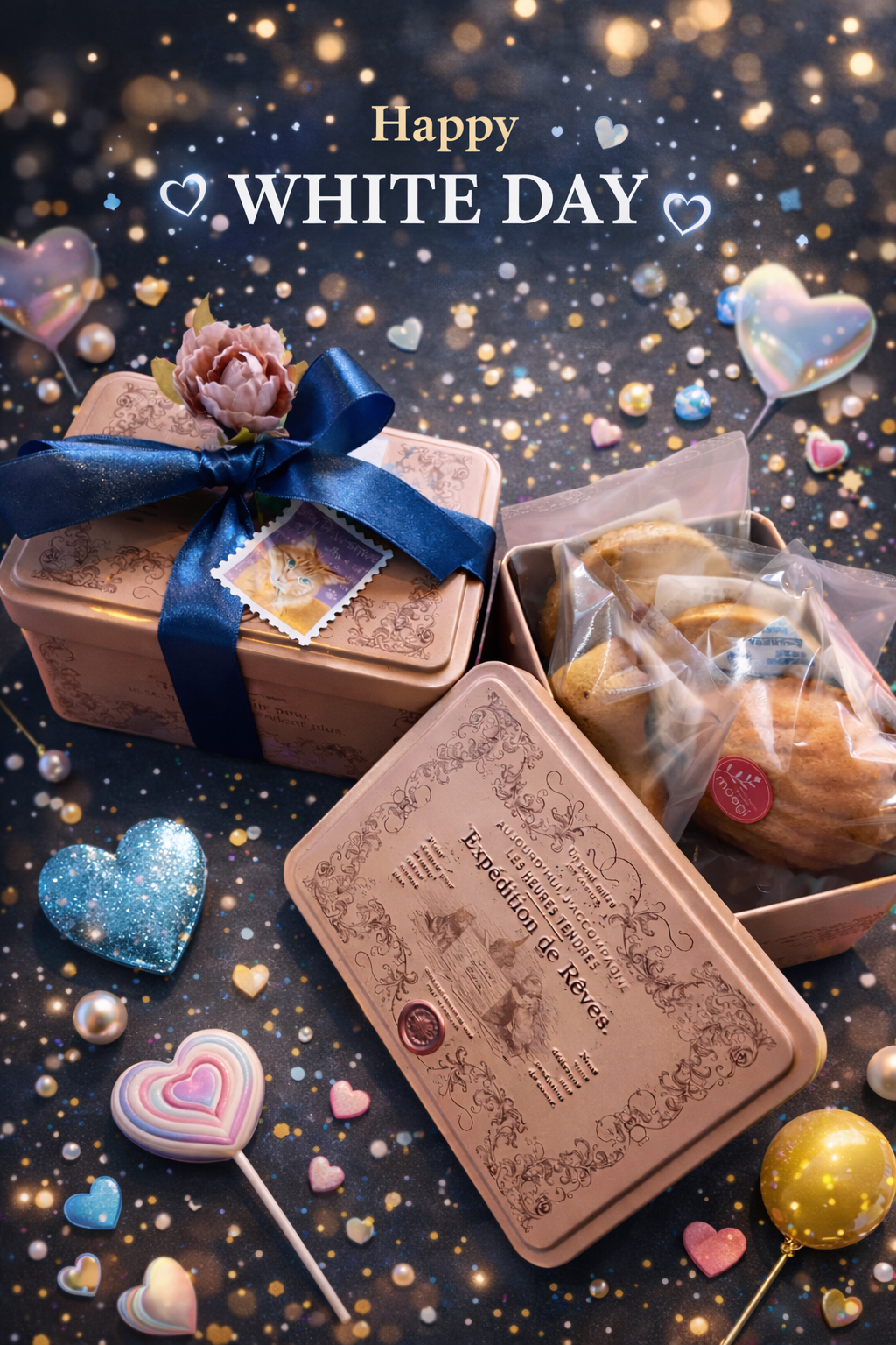 猫缶焼き菓子set、ホワイトデーにご利用できます