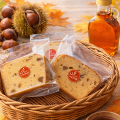 メイプルマロン．パウンドケーキ　１ケ210円(税込226円)