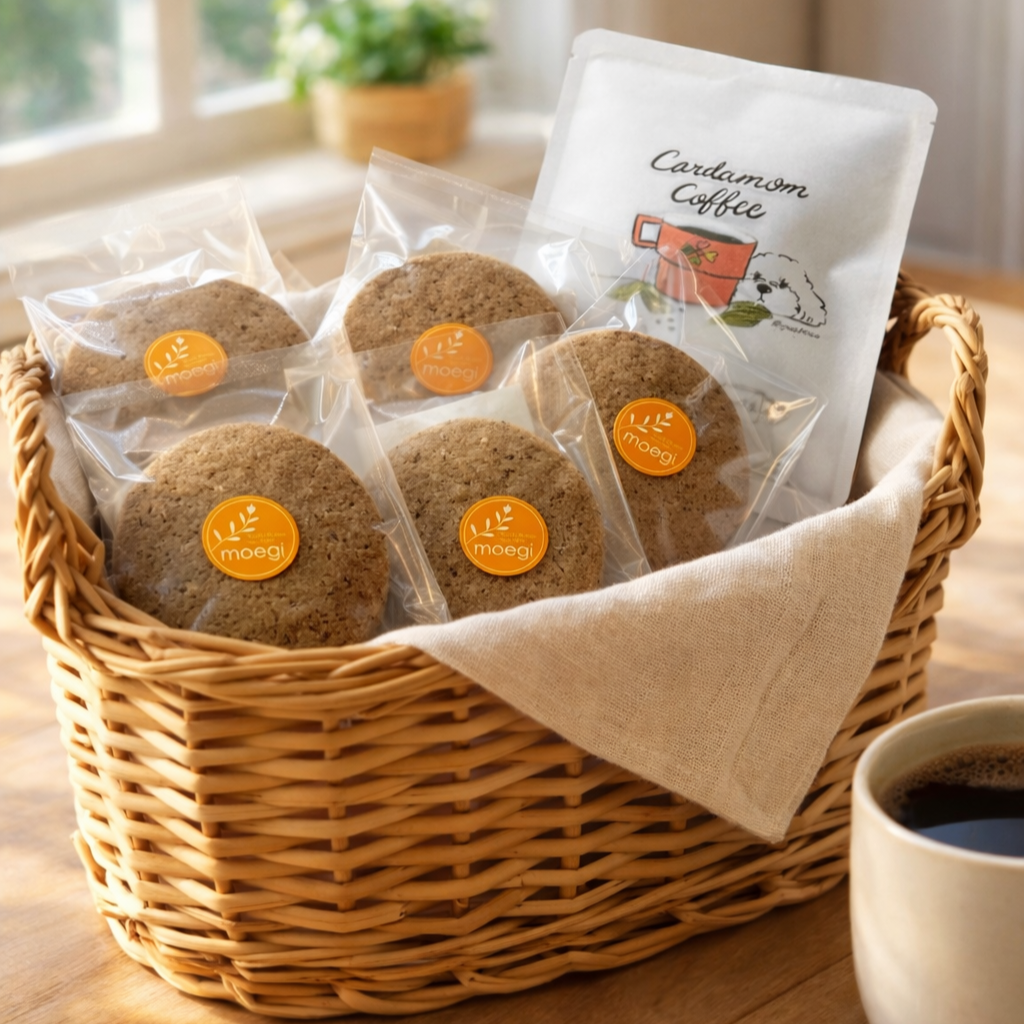 カルダモン珈琲クッキー　１枚150円(税込162円)