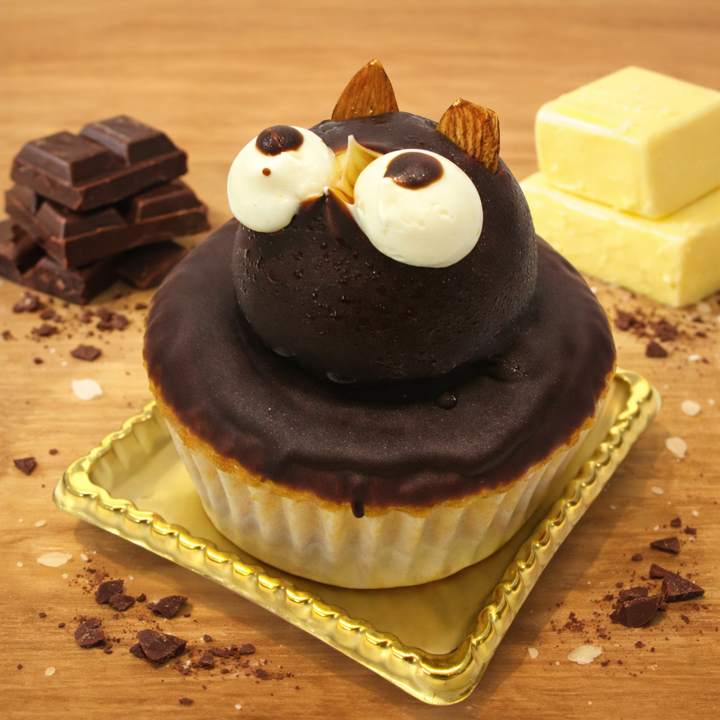 たぬきケーキ.２４日(金)から販売再開.予約できます(*'▽')/