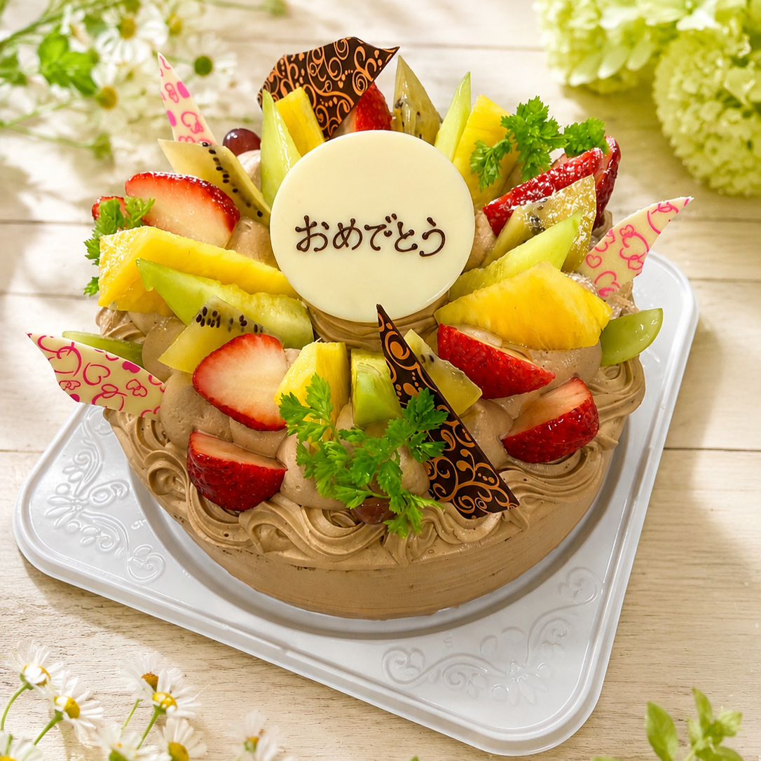 フルーツデコ．生チョコクリーム