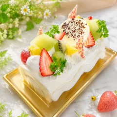 ロールデコケーキ