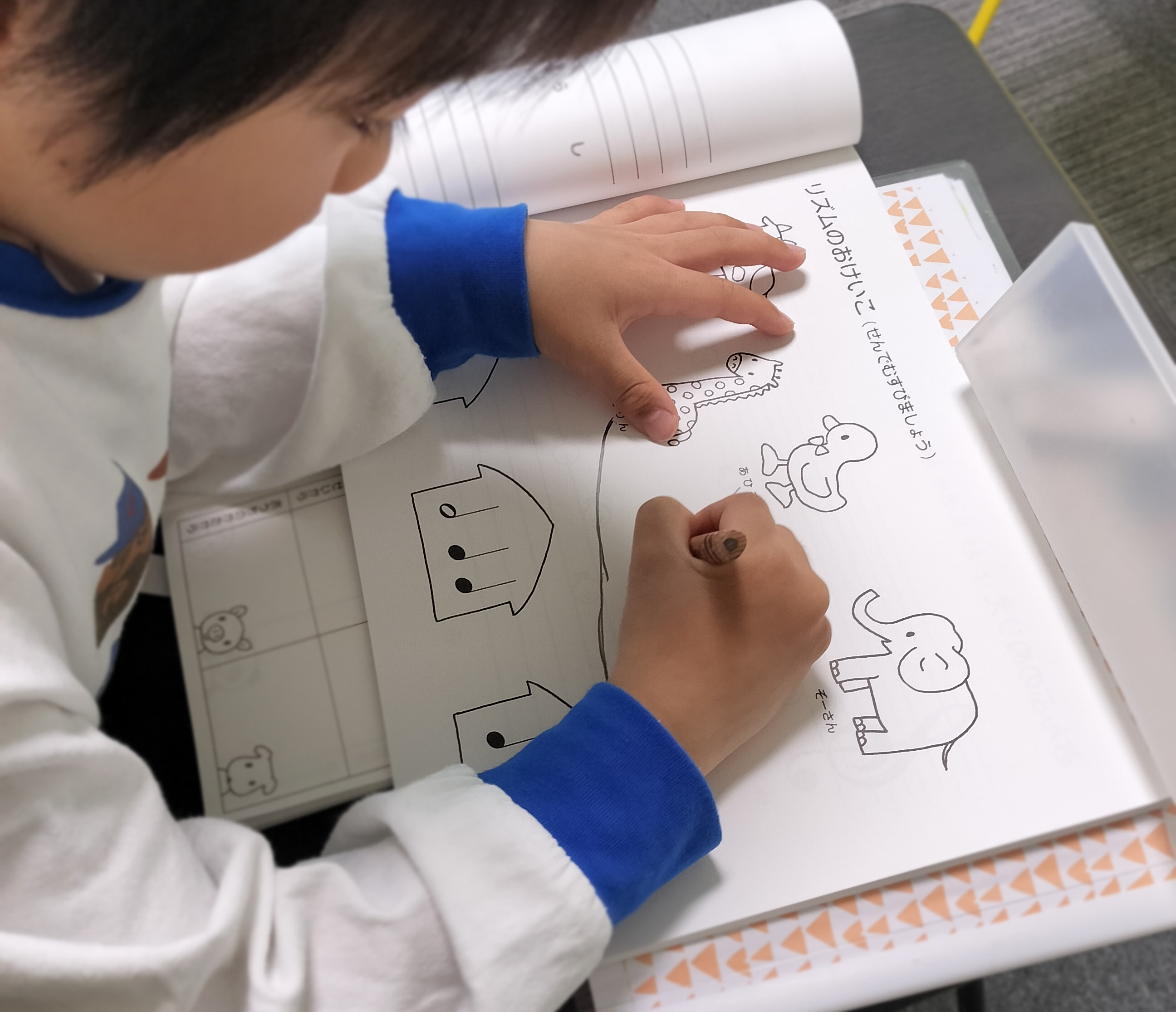 おなかシール、おしりシール