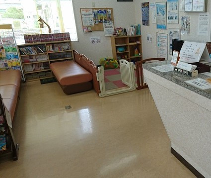 片岡整骨院の待合室