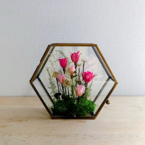 10月度プリザーブドフラワーアレンジレッスンのご案内♪