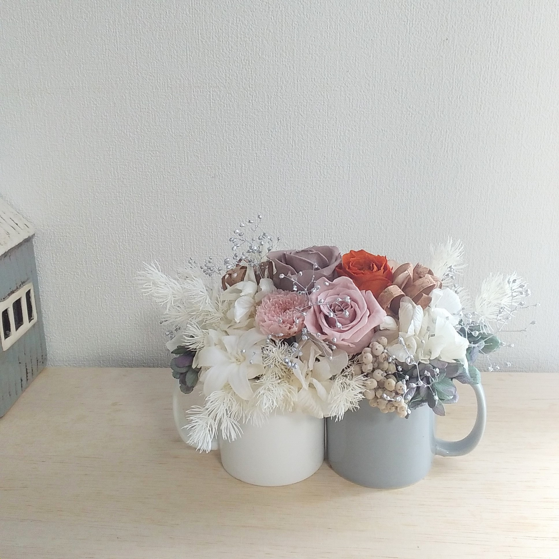 2月度プリザーブドフラワーアレンジレッスンのご案内♪