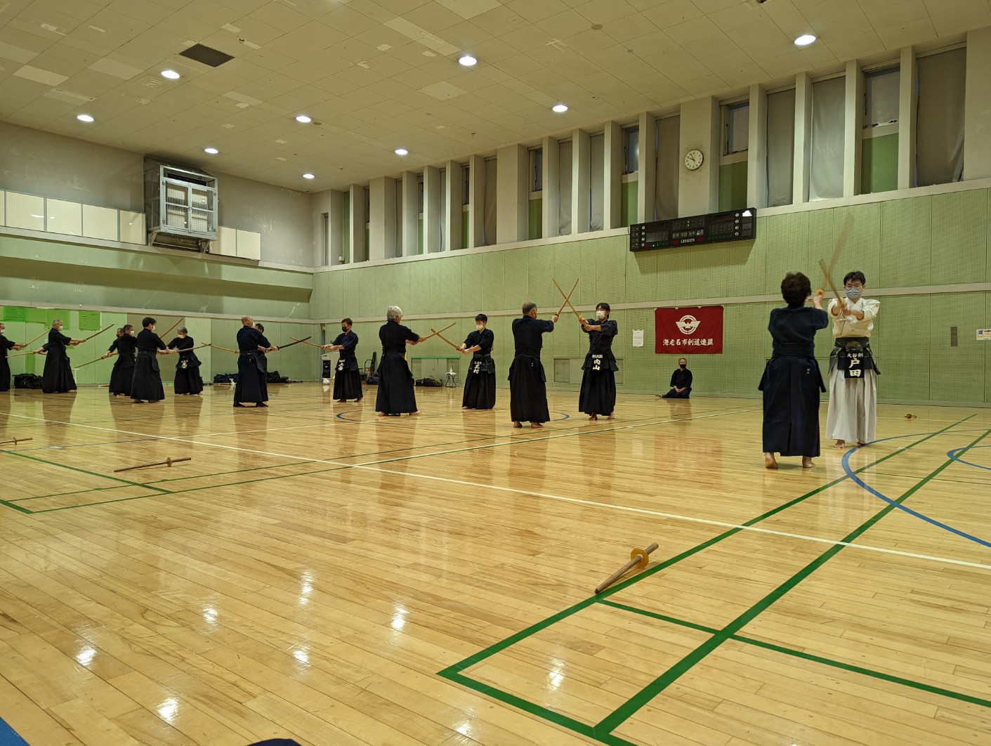 令和５年　海老名市剣道連盟稽古始め（１）