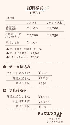 白　ピンク　緑　シンプル　エレガント　ウェディングフォト　料金表　Instagramストーリーのコピーのコピーのコピー.png
