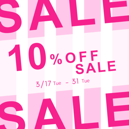10%OFF SALE開催❗️