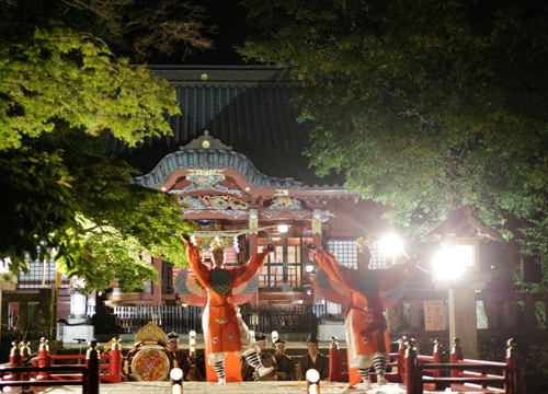 24日 仲秋前夜祭、25日 仲秋の名月 伊豆山歌会 ・ 観月祭が斎行されました。