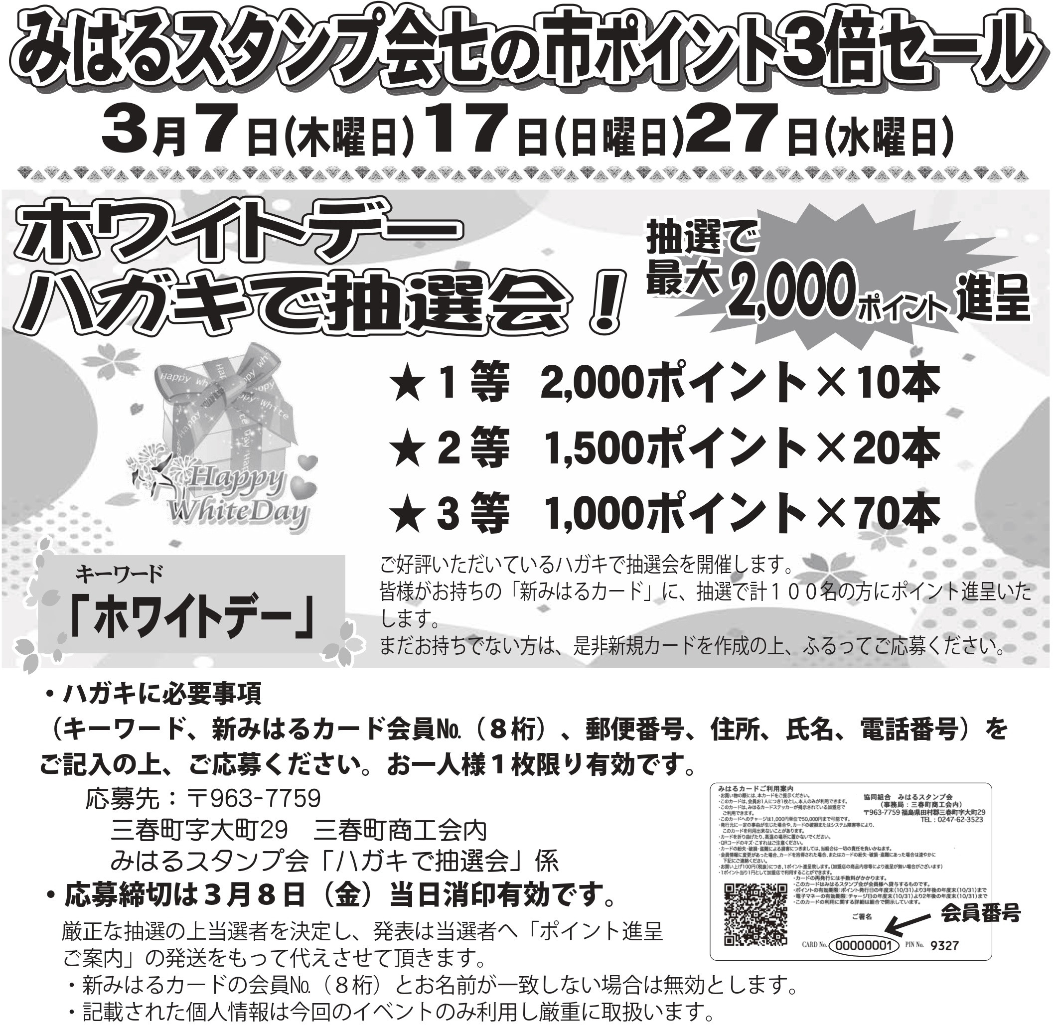 2024年3月1日発行チラシのご案内