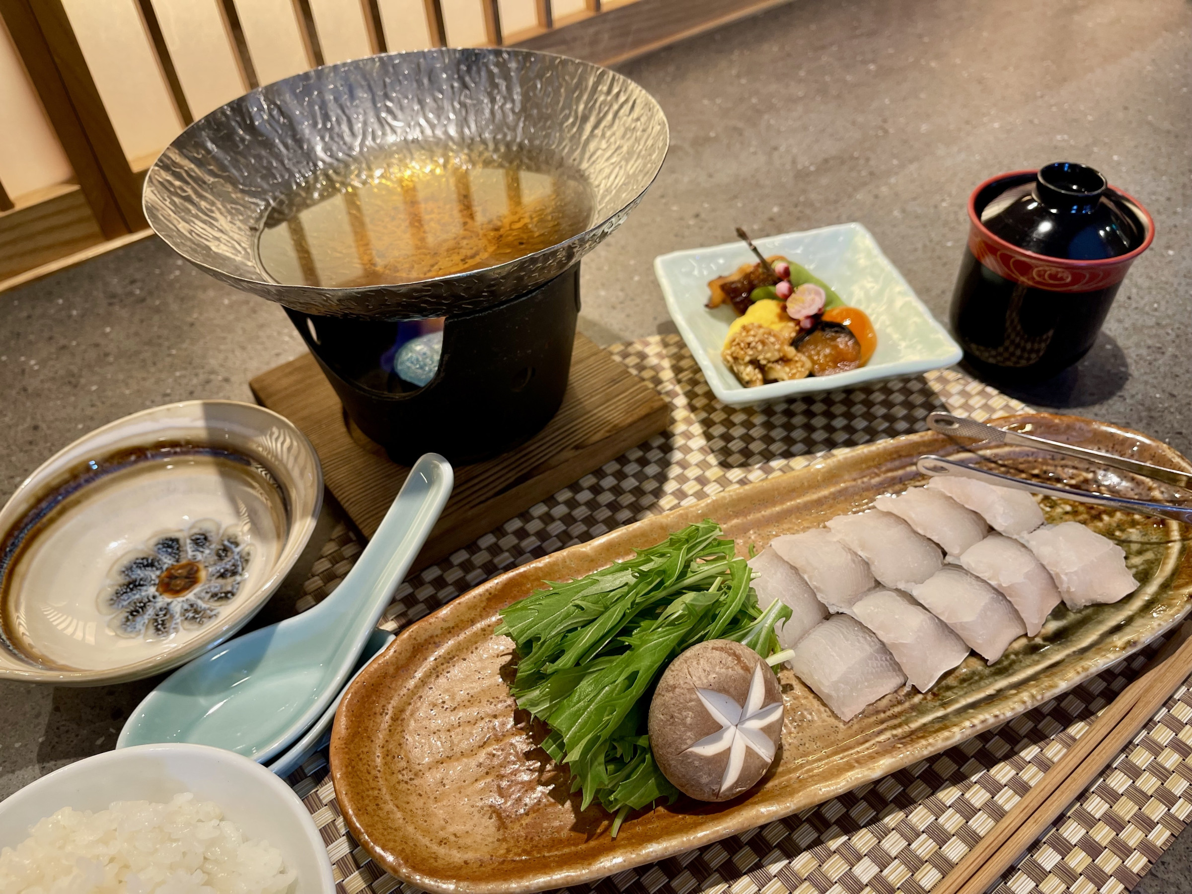 鱧ハリハリ鍋定食