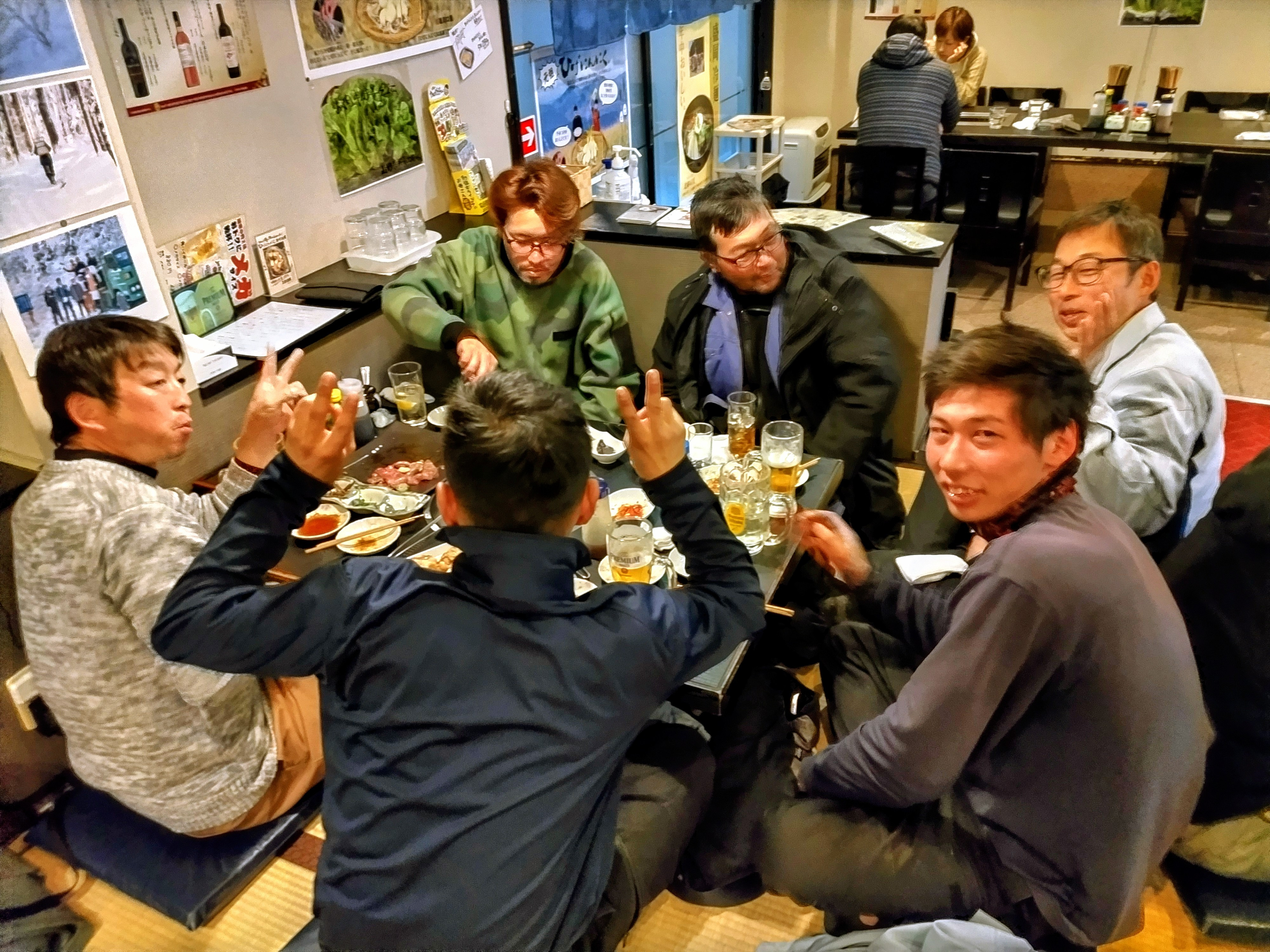 「焼肉きなせや」で忘年会をしました