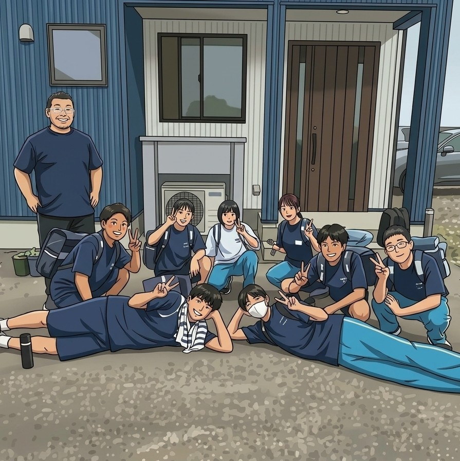 白根北中学校の生徒さんが来てくれました😍