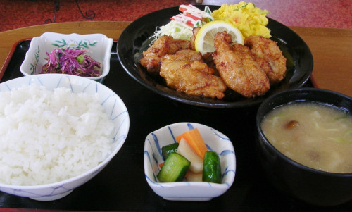 から揚げ定食