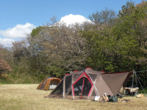 フリーサイト１０区画程度の小さなキャンプ場、自然を愛する旅人が集う場所♪