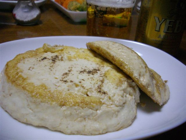 ザル豆腐のステーキ！旨い！