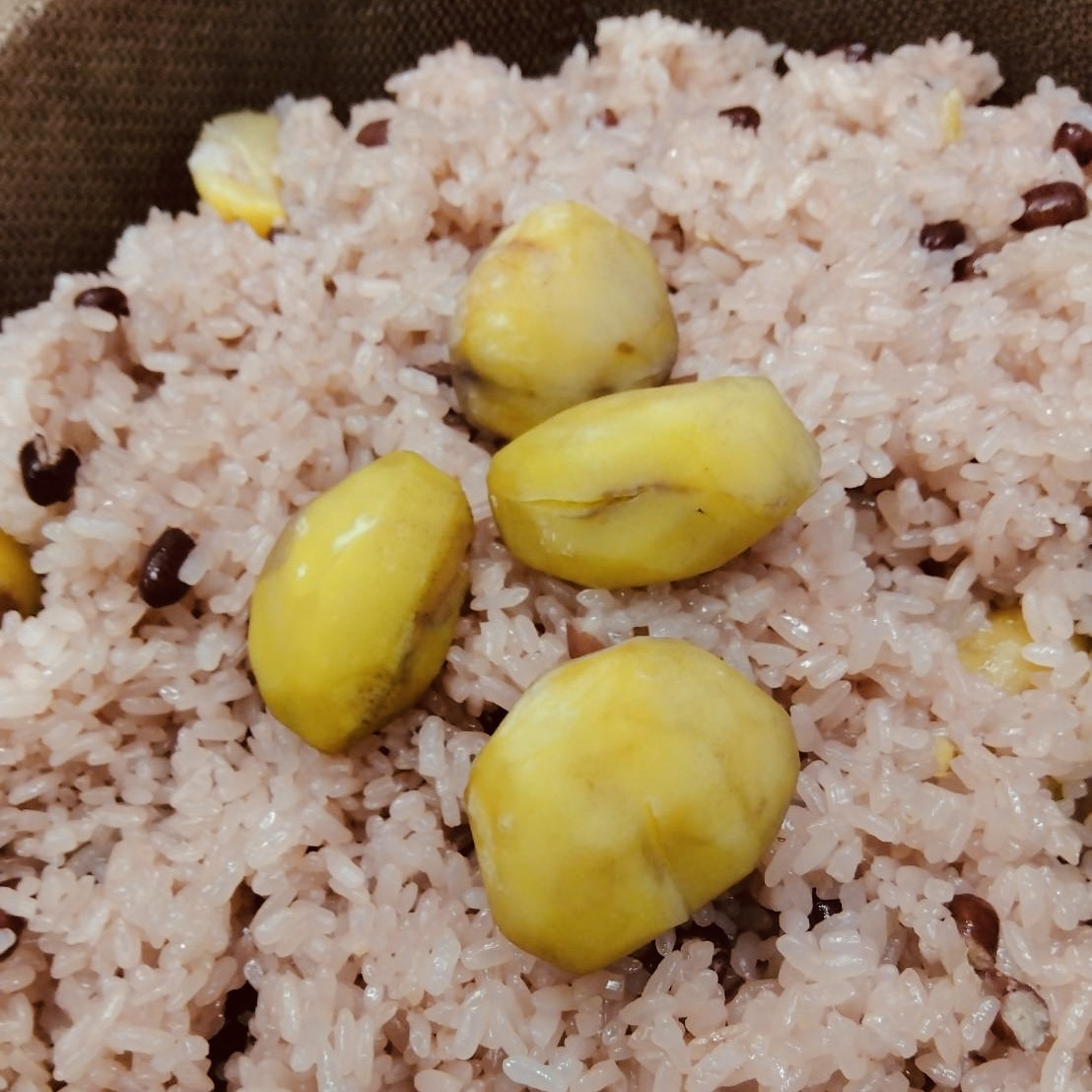 栗赤飯