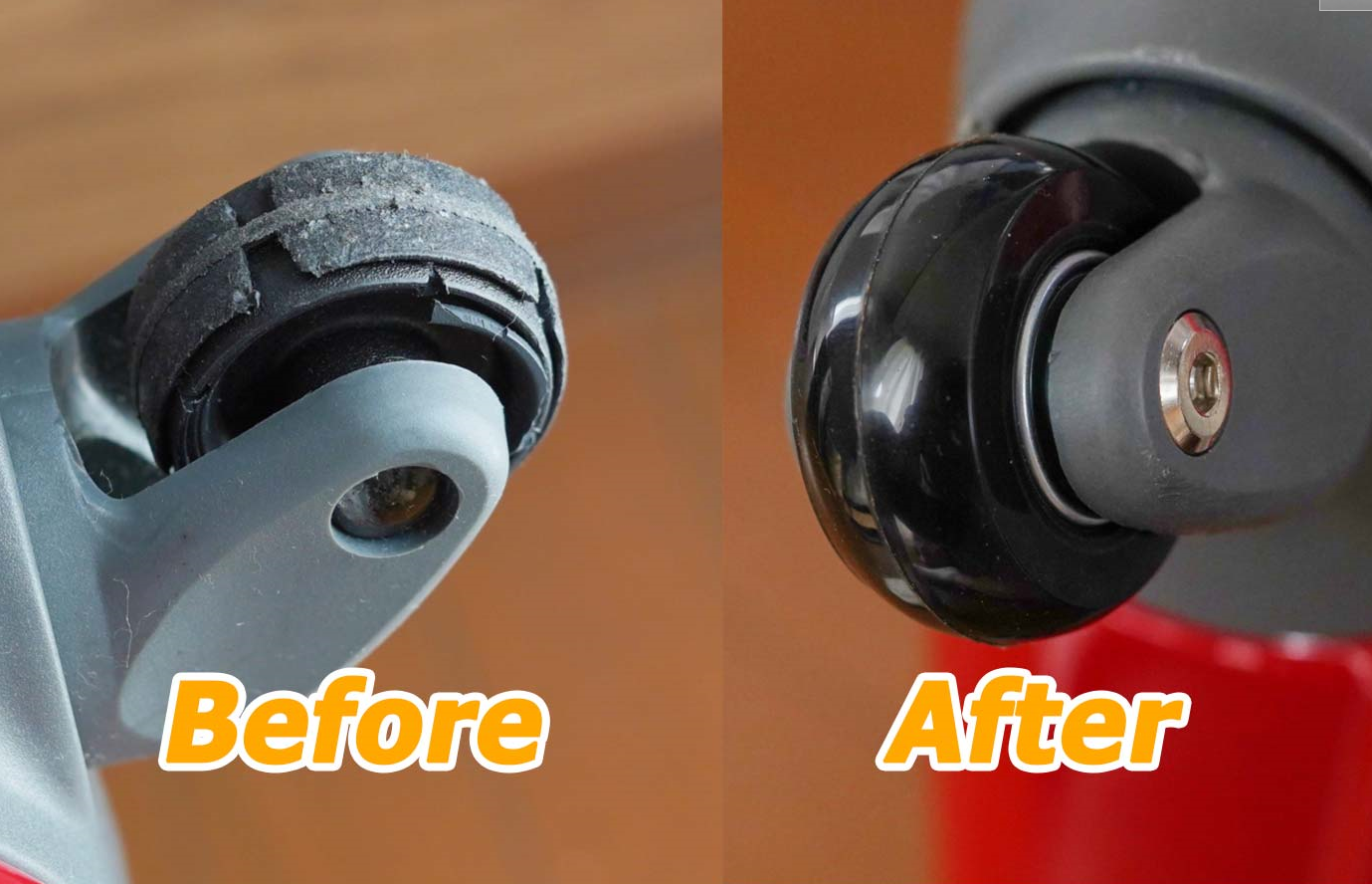 当店人気のスーツケースのタイヤ交換　　地域最安値 8,800円～ 