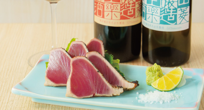 生カツオの塩たたき