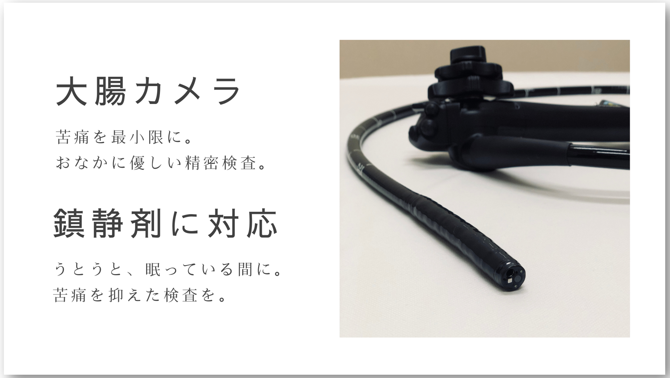 専門医による大腸カメラを行っています｜前川内科