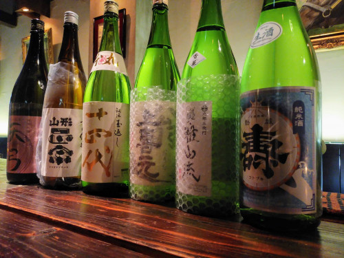 日本酒提供